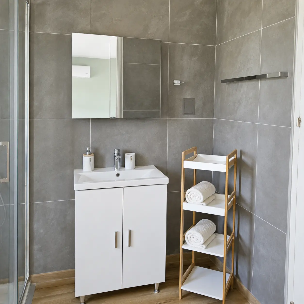 Larger modern shower room