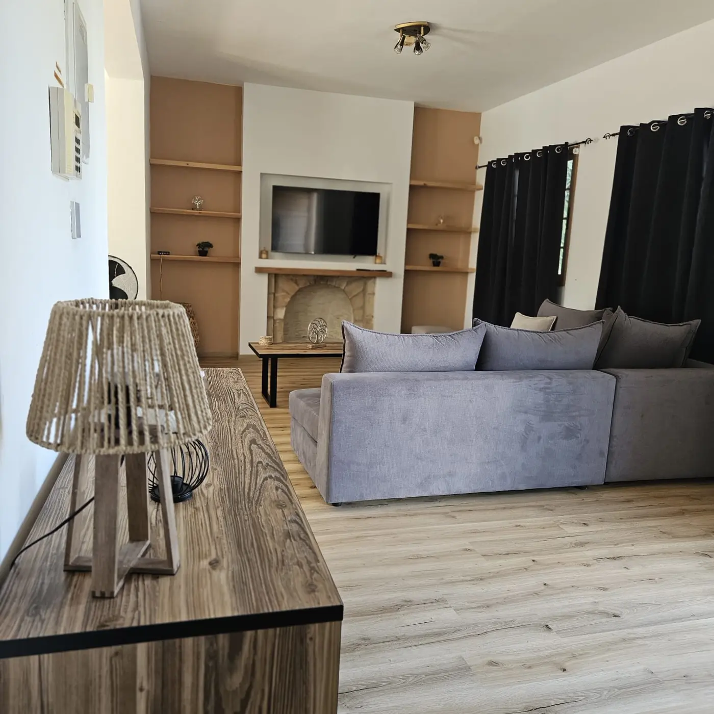 Relaxed open-plan living space